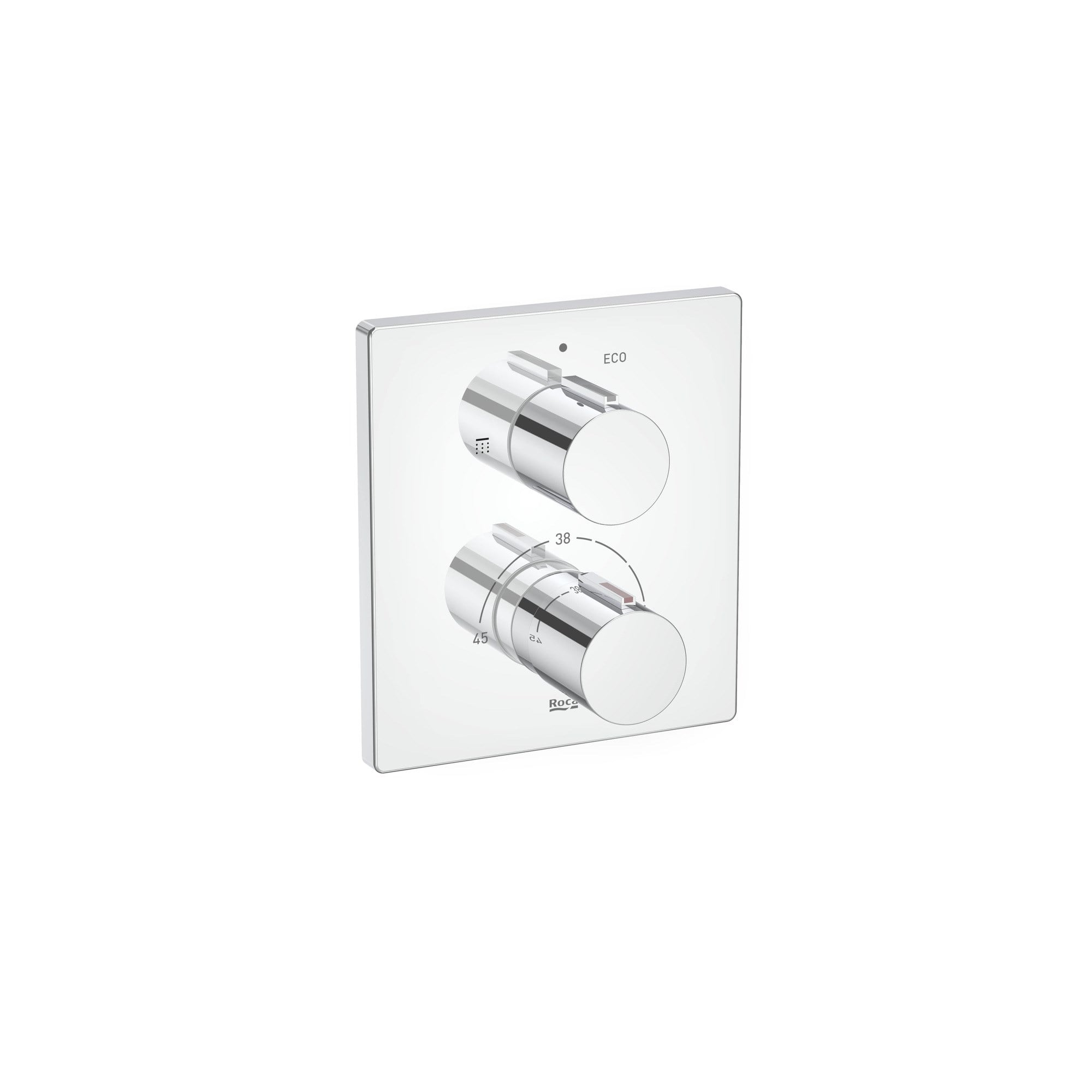 Roca T-2000 Ankastre Termostatik Banyo Bataryası, Krom (RocaBox ile çalışır A525869403) A5A0C88C00