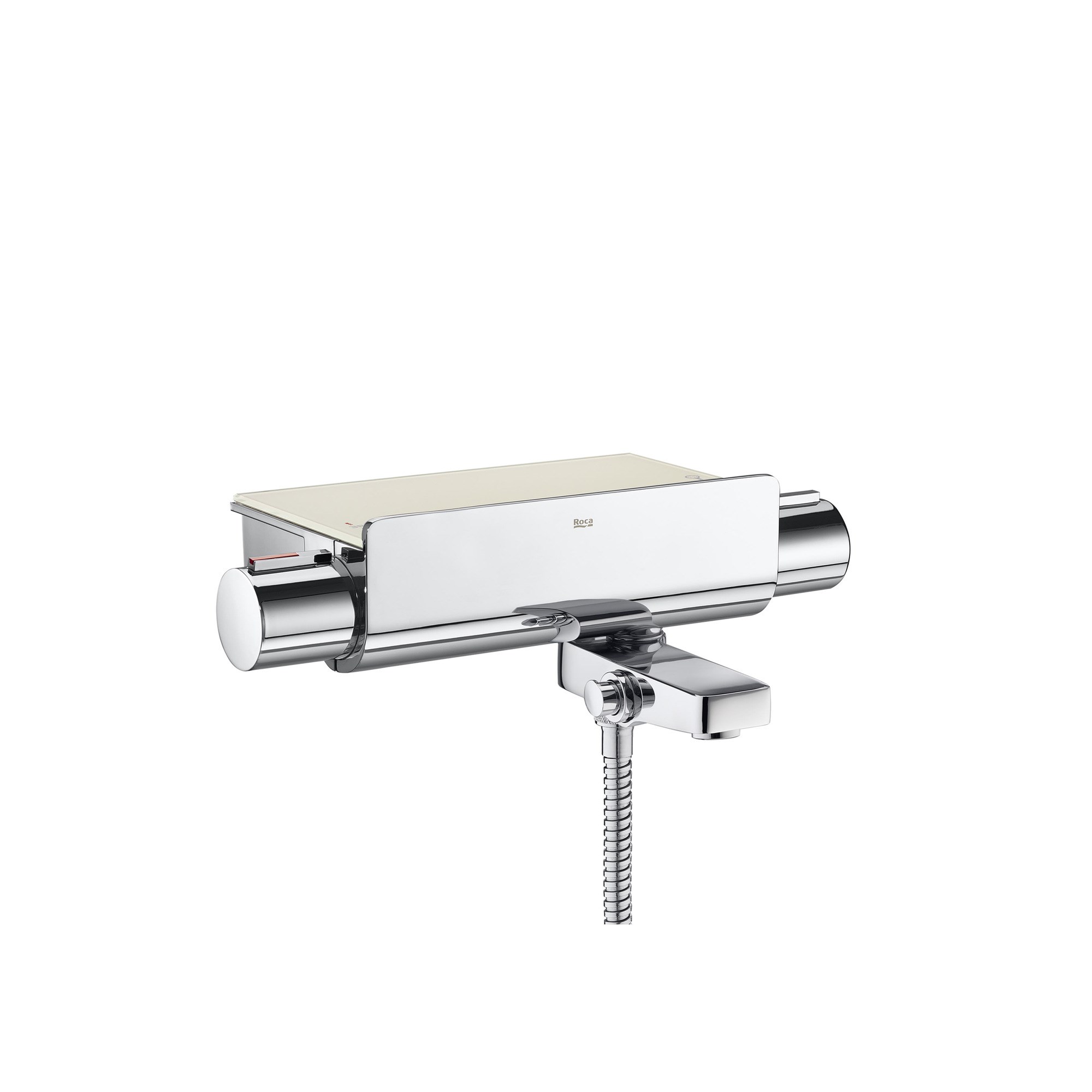Roca T-2000 Termostatik Banyo Bataryası, Raflı, Krom A5A1288C00
