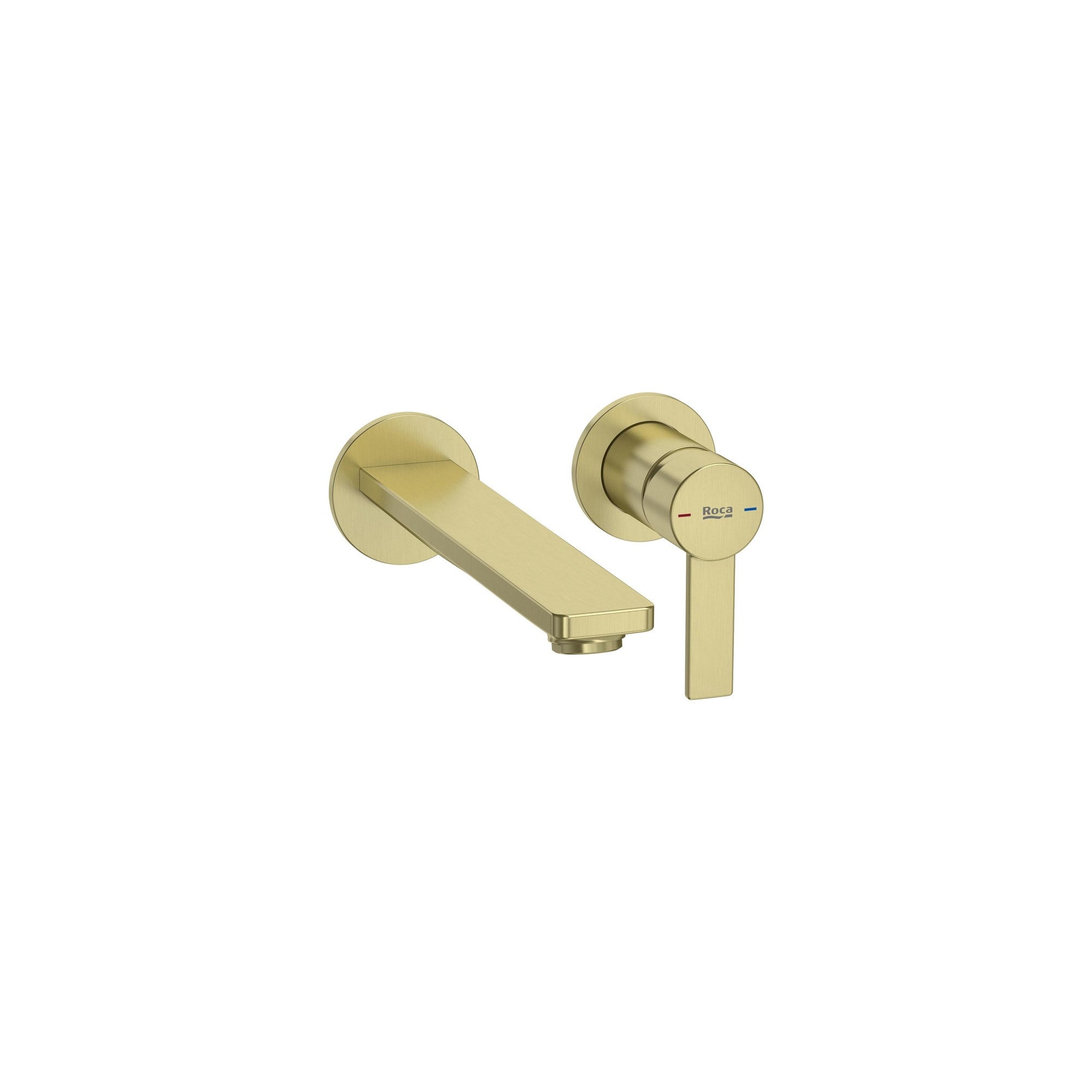 Roca TARGA ANKASTRE LAVABO BATARYASI BRUSHED BRASS (SIVA ALTI ILE CALISIR) A5A355FVA0
