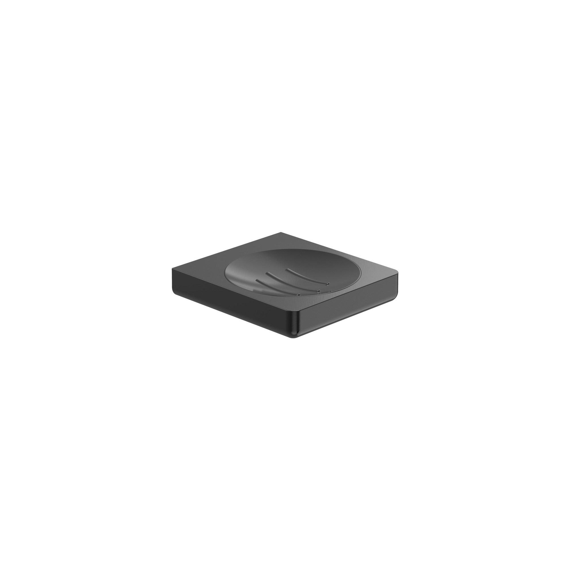Roca Tempo Duvara Monte Sabunluk, Metal Cam, Fırçalı Titanyum Siyah A817023NM0