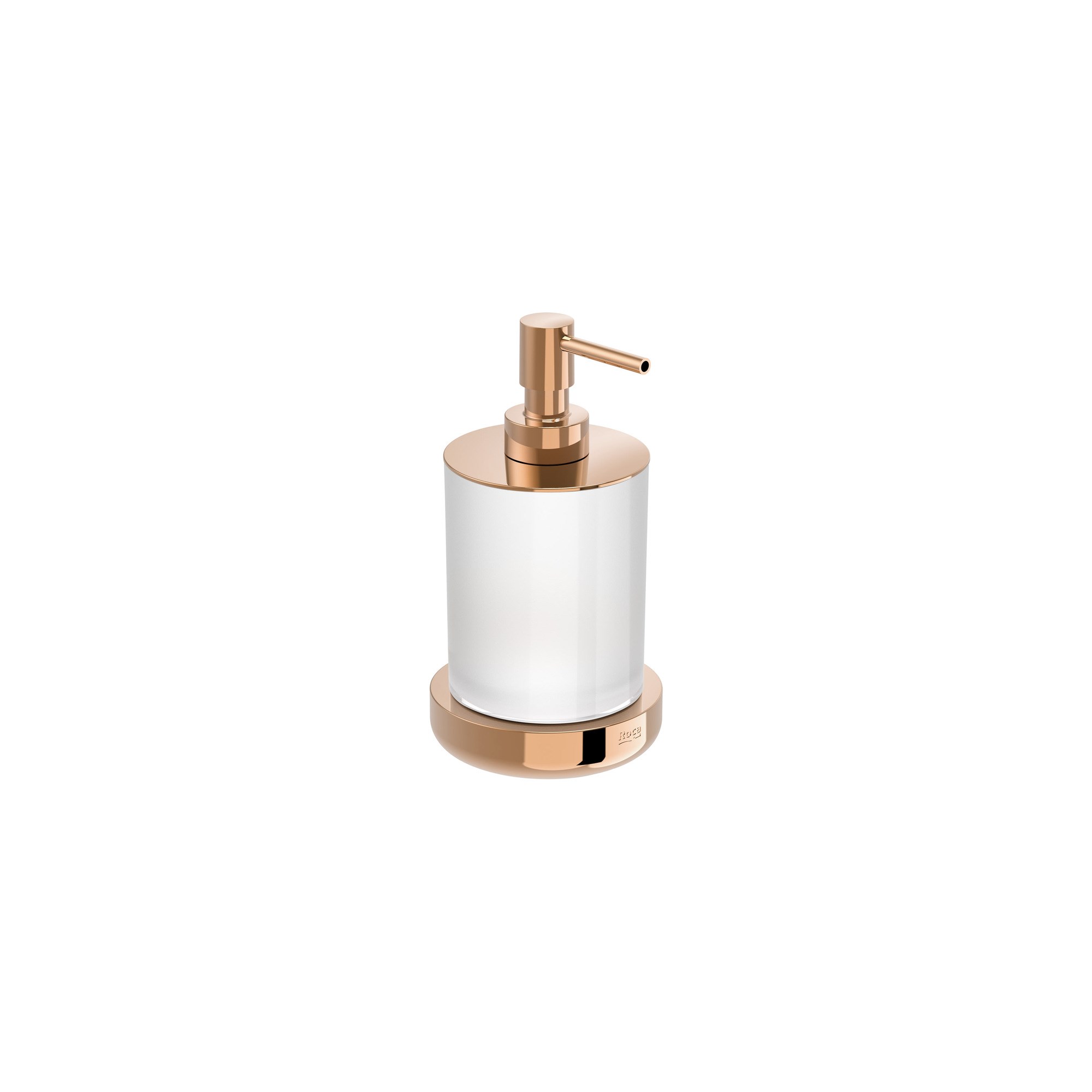 Roca Tempo Tezgah Üstü Sıvı Sabunluk, Cam, Rose Gold A817026RG0
