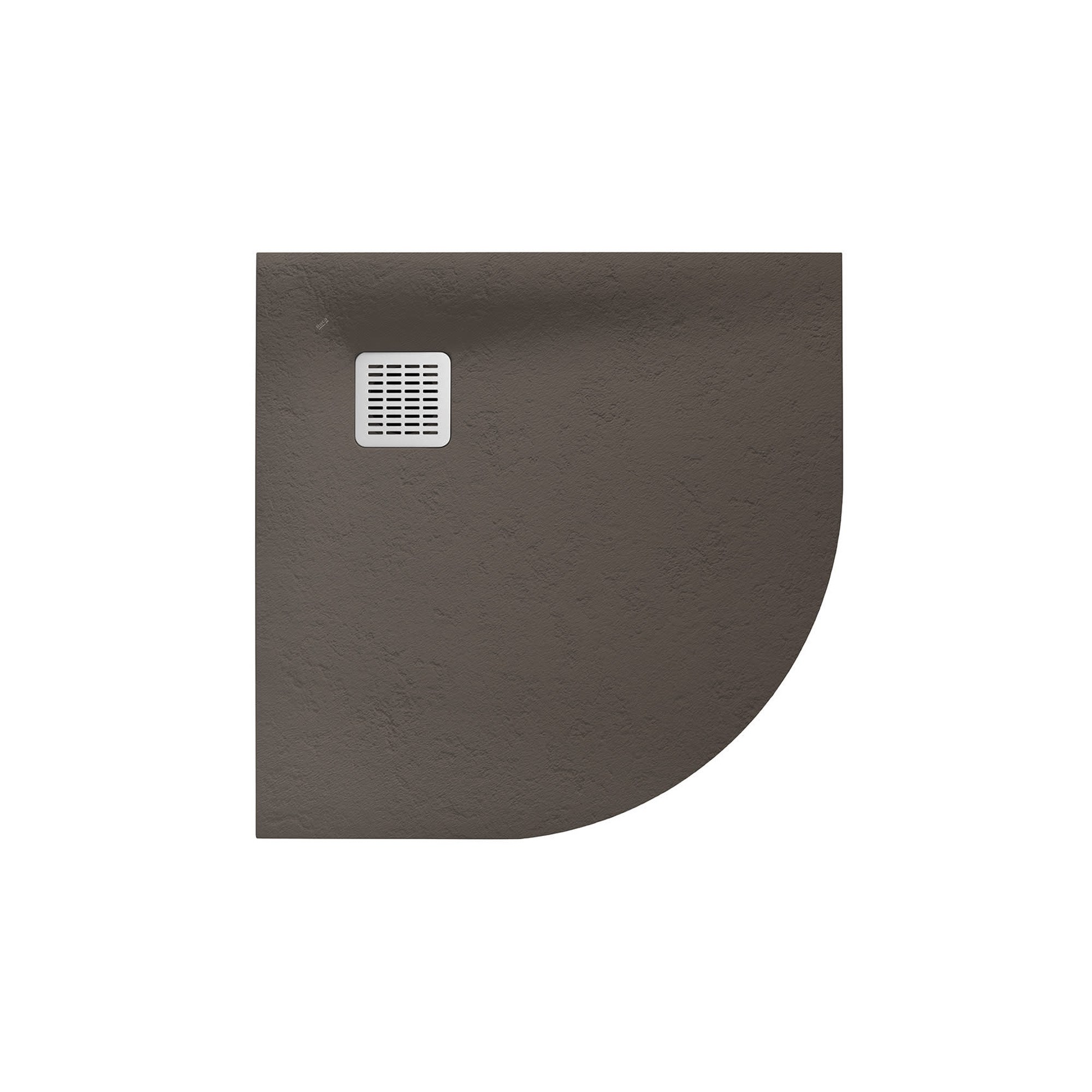 Roca Terran Superslim STONEX® Duş Teknesi, Çerçevesiz, 900 x 900 x 28 mm, (R550), Kahve AP10538438401660