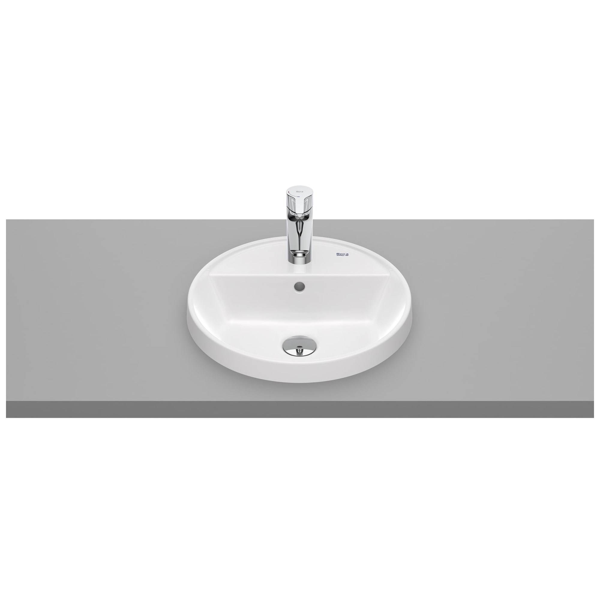 Roca The Gap Round Tezgah Üstü Gömme Lavabo Beyaz ø 400 mm A3270Y4000