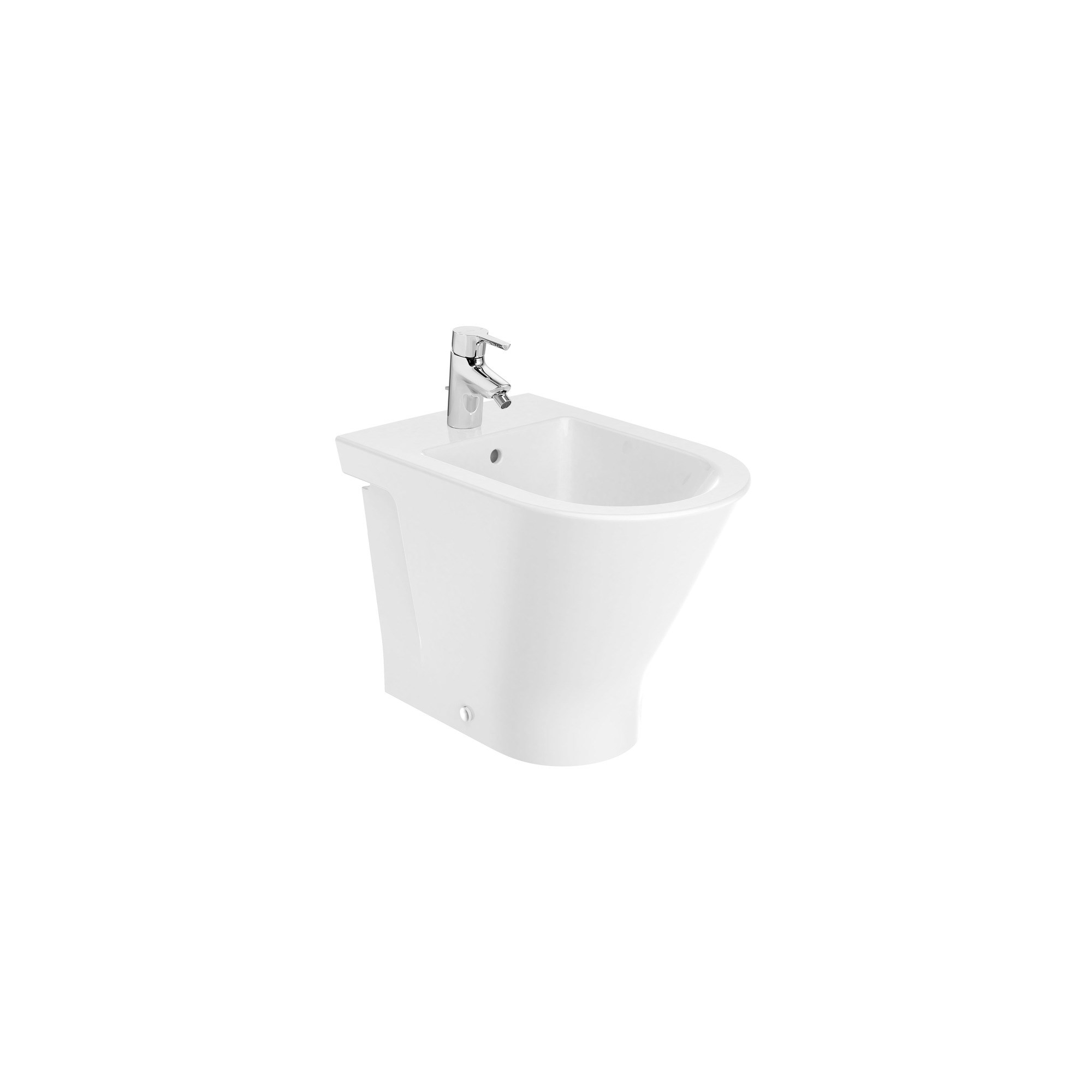 Roca The Gap Round Yerden Bide, Beyaz, 540 mm, Tek Batarya Delikli A3570N7000