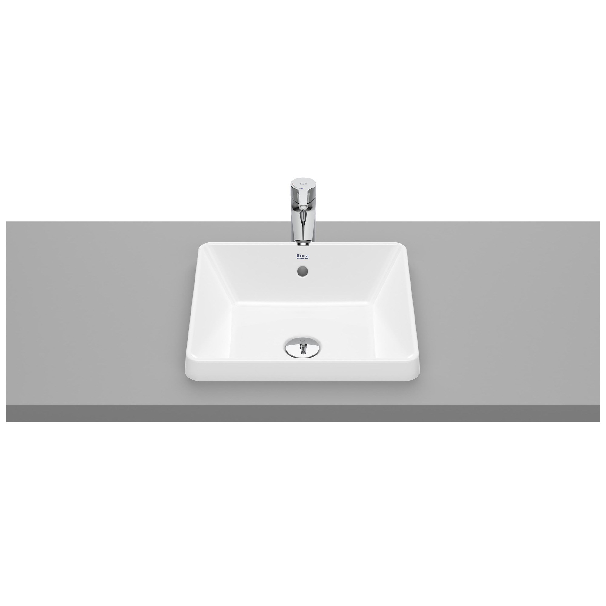 Roca The Gap Square Tezgah Üstü Gömme Lavabo Beyaz 390 x 370 mm A3270Y7000