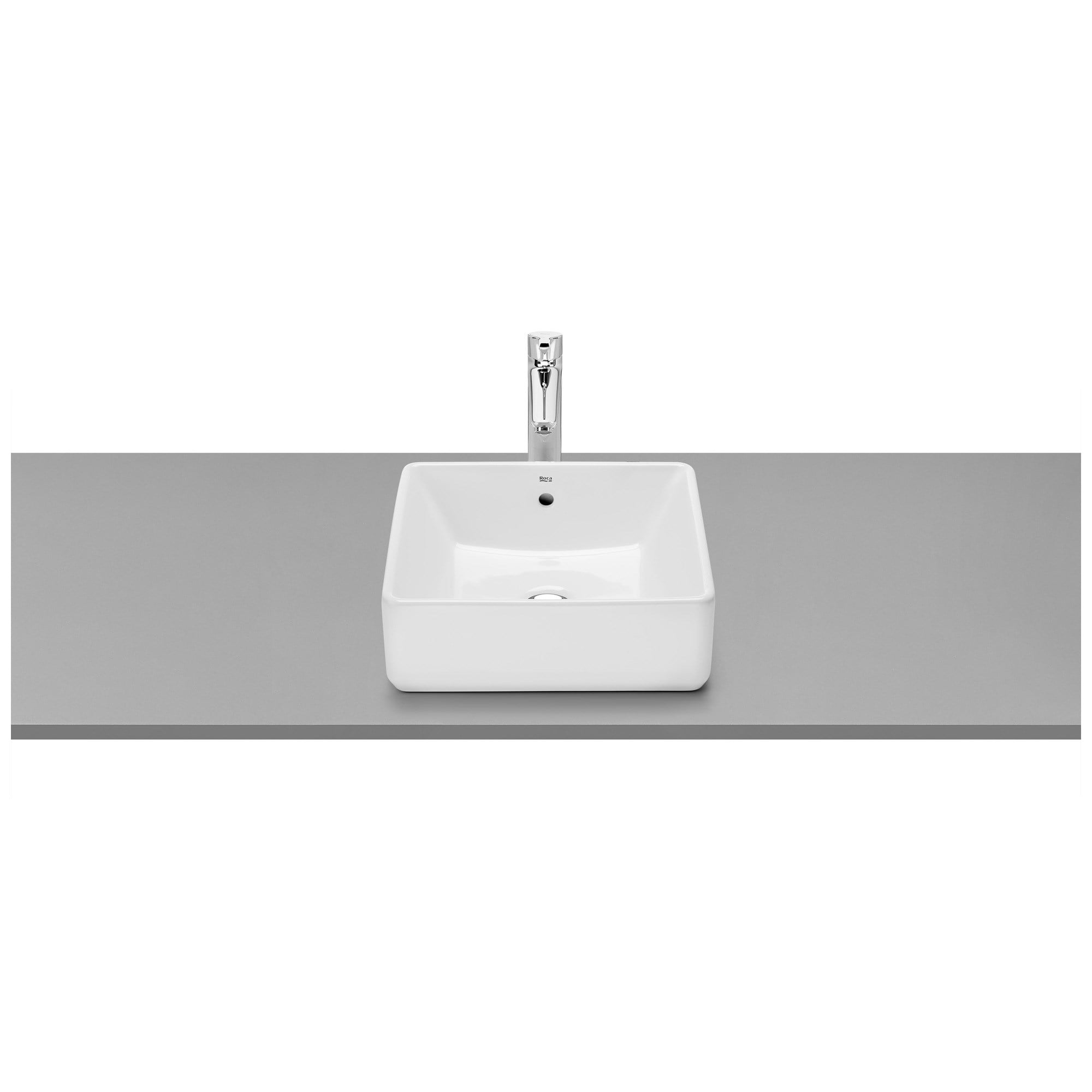 Roca The Gap Square Tezgah Üstü Lavabo Beyaz 390 x 370 mm A3270ML000