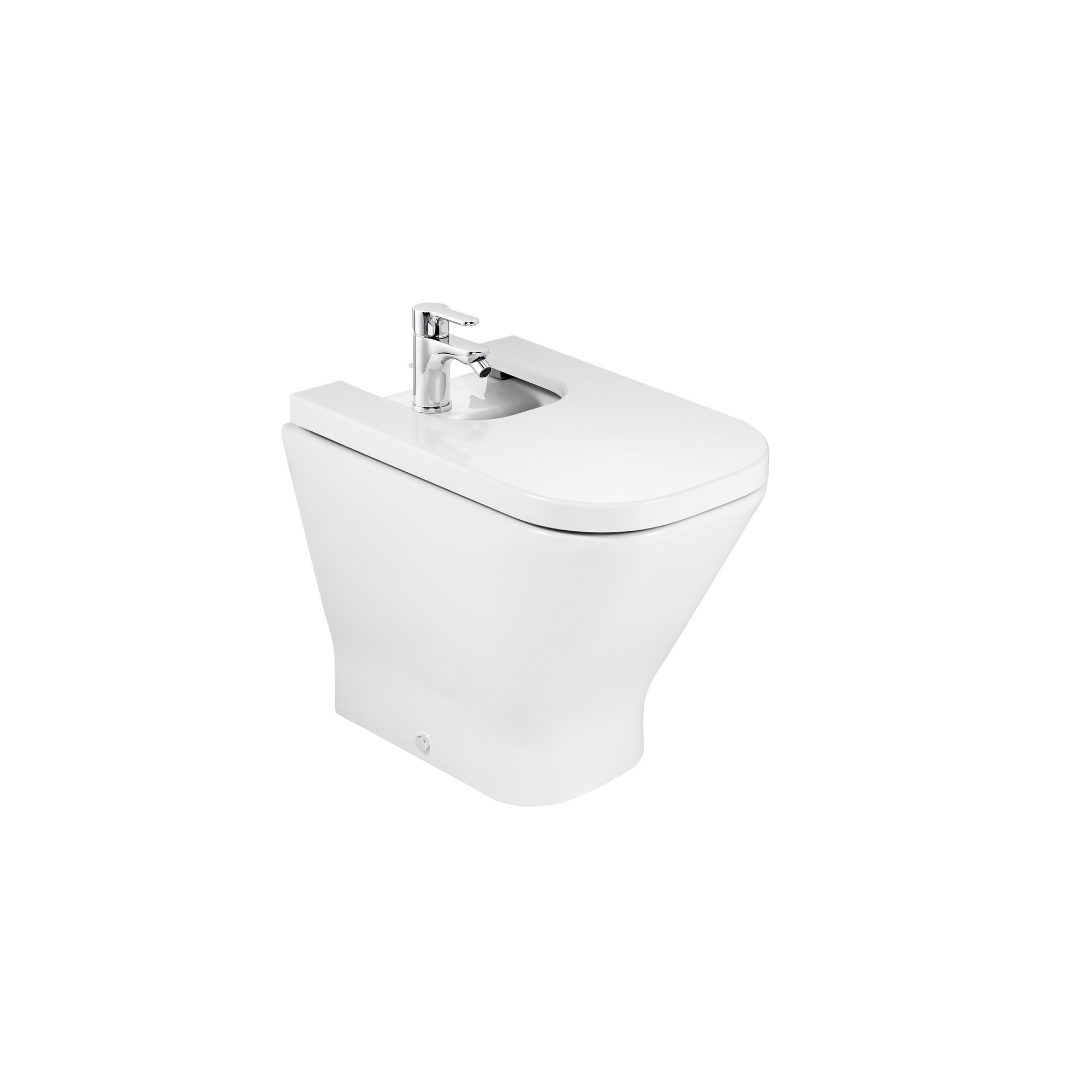 Roca The Gap Square Yerden Bide, Beyaz, 540 mm, Tek Batarya Delikli A357477000