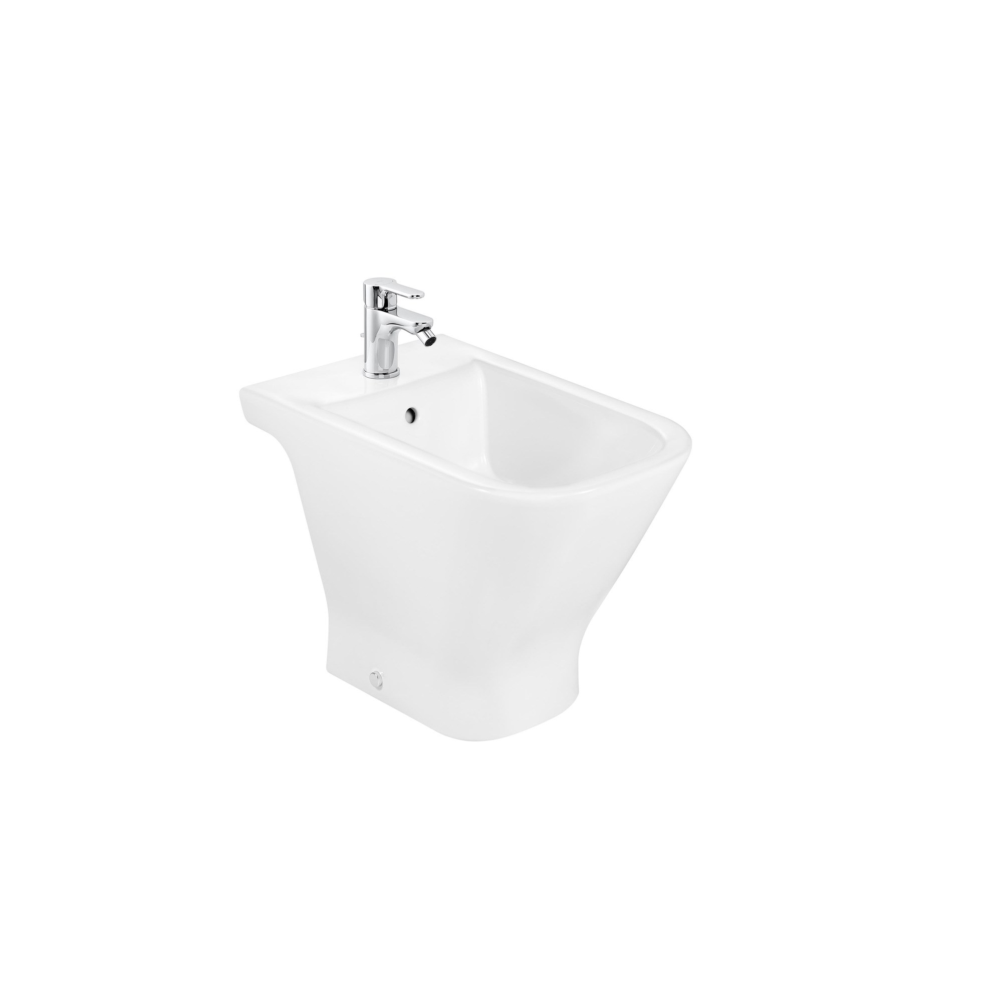 Roca The Gap Square Yerden Bide, Beyaz, 580 mm, Tek Batarya Delikli A357474000