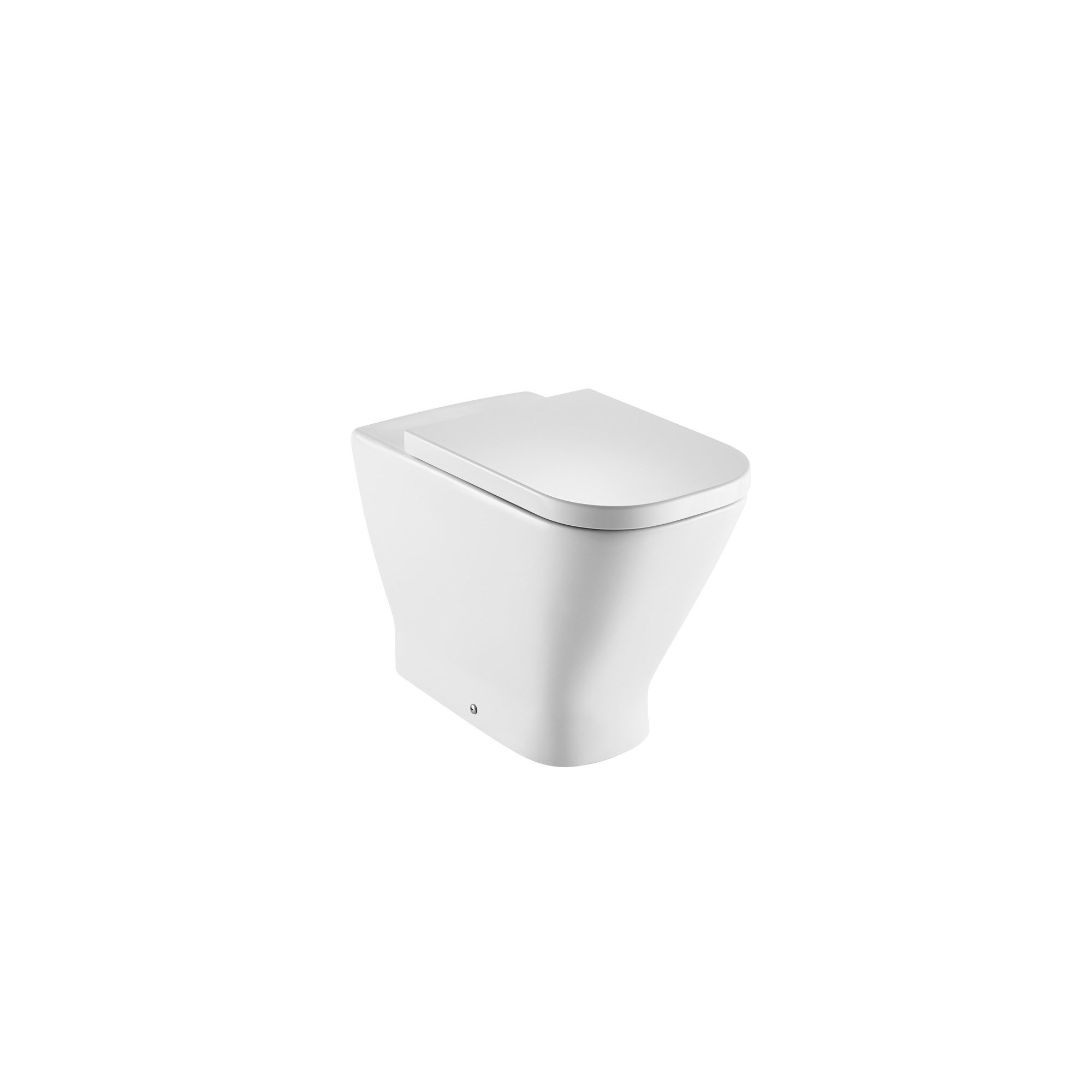 Roca The Gap Square Yerden Klozet, Beyaz, 540 mm, Kanalsız, Çift Çıkışlı A347737000