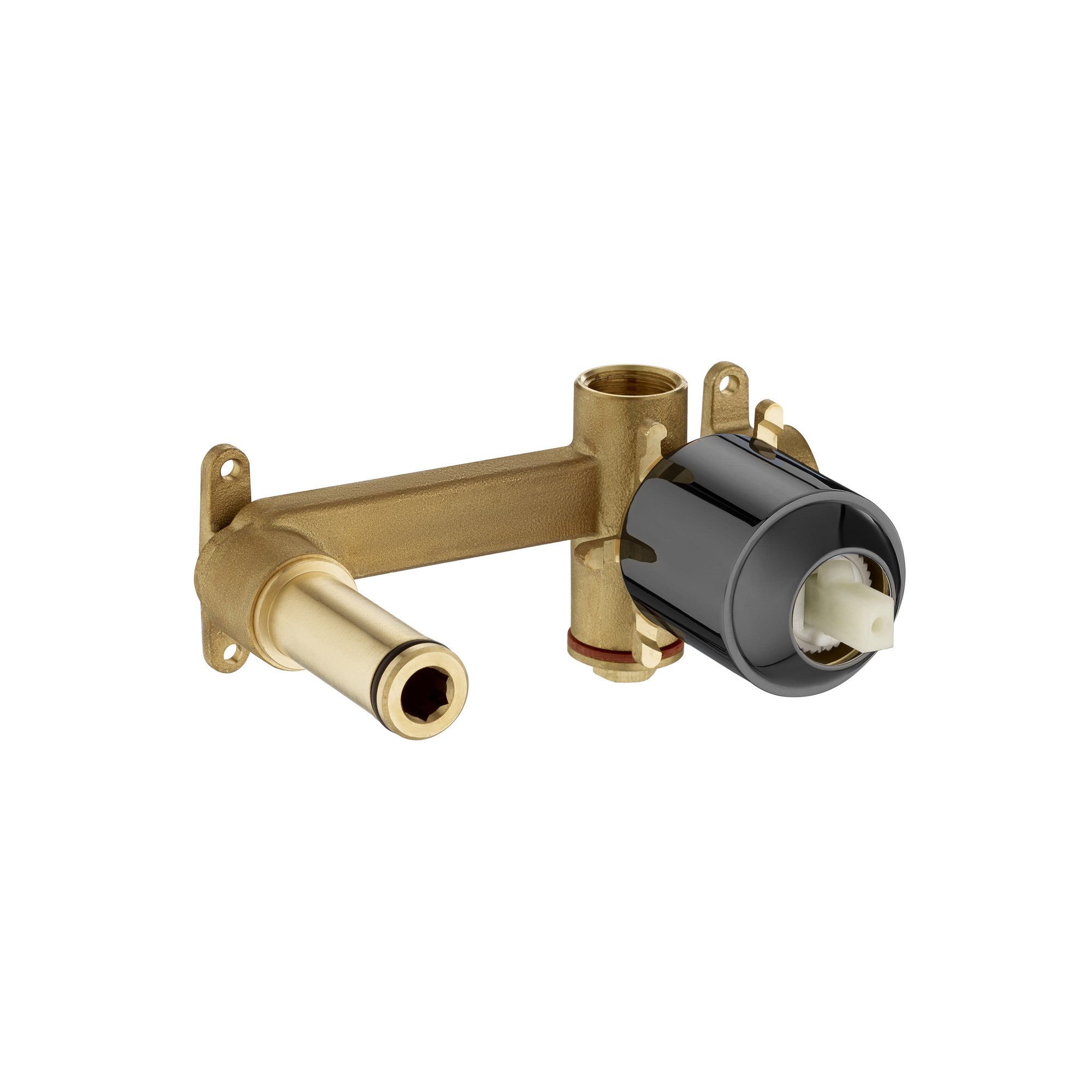 Roca Universal Ankastre Lavabo Bataryası PVD Everlux Titanyum Siyah, Sıva Altı Grubu A5252206CN