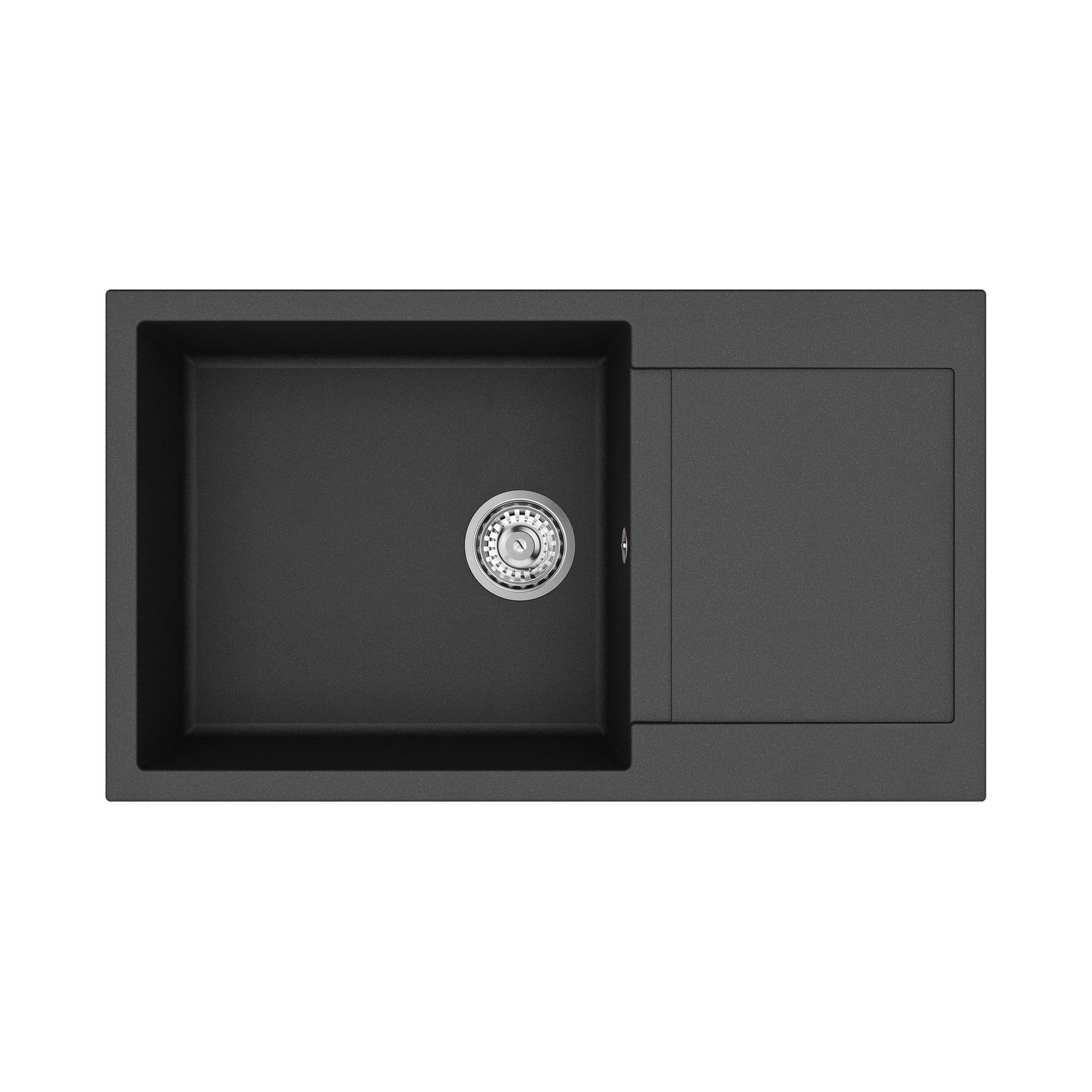 Teka Clivo 60 B-TQ 1B 1D Tek Hazneli Granit Eviye Oniks Siyah 115350005