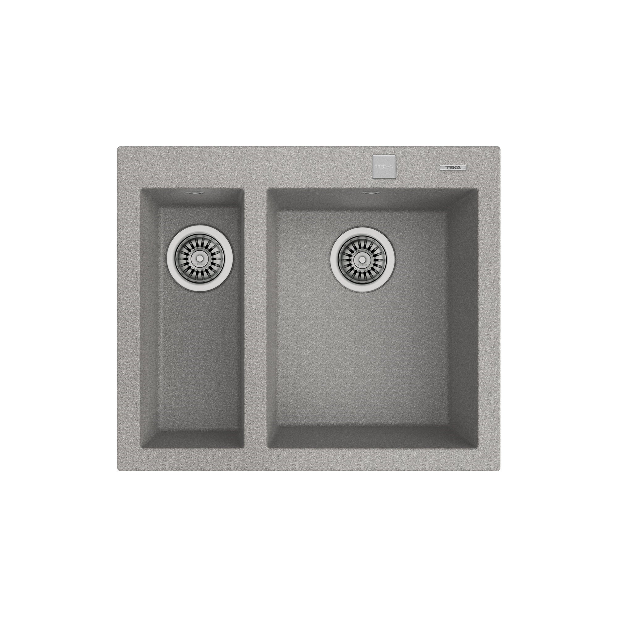 Teka ForSquare 590 TG Çift Hazneli Granit Eviye Gri 115260020