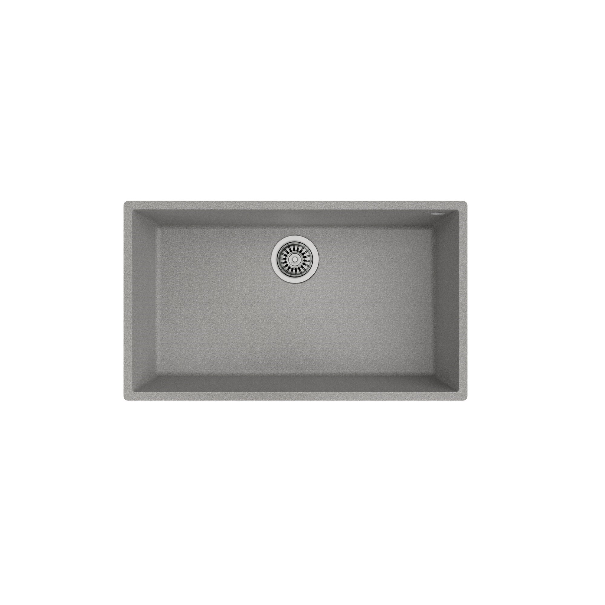 Teka Square 72.40 TG Tek Hazneli Tezgahaltı Granit Eviye Gri 115230016