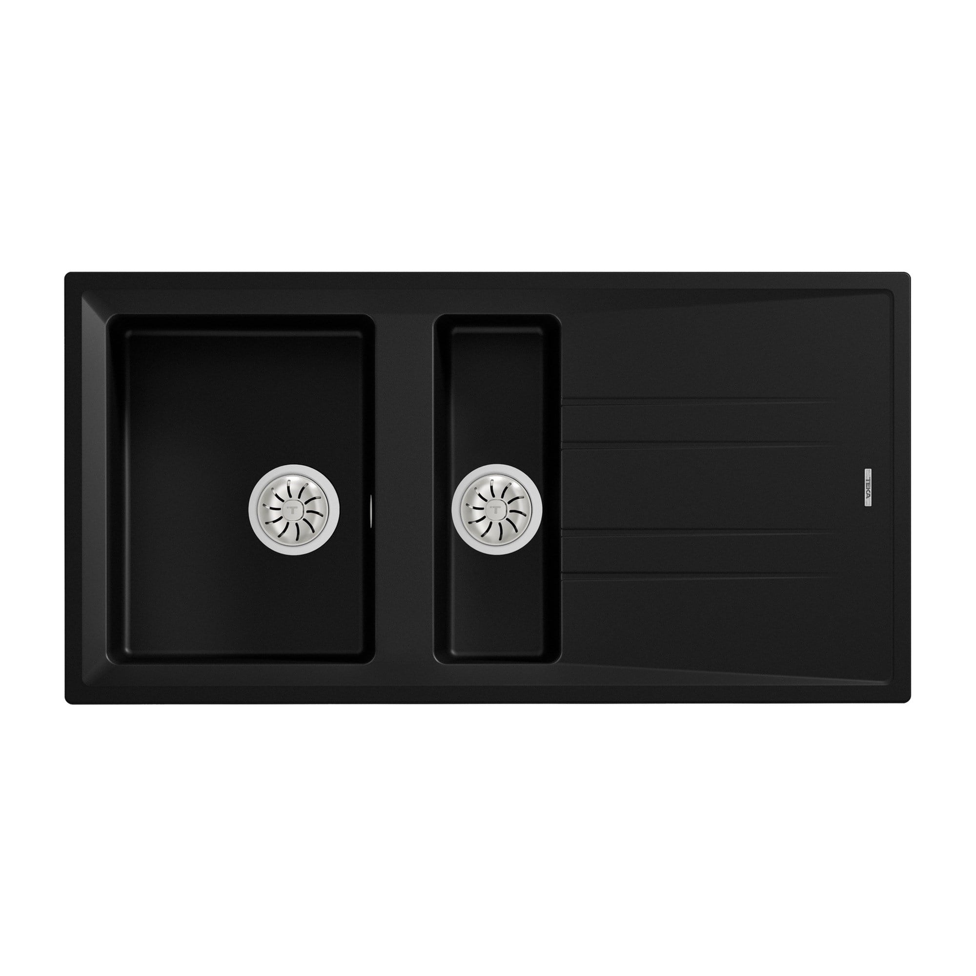 Teka Stone 60 B-TG 1½B 1D 1,5 Hazneli Granit Eviye Karbon 115360001