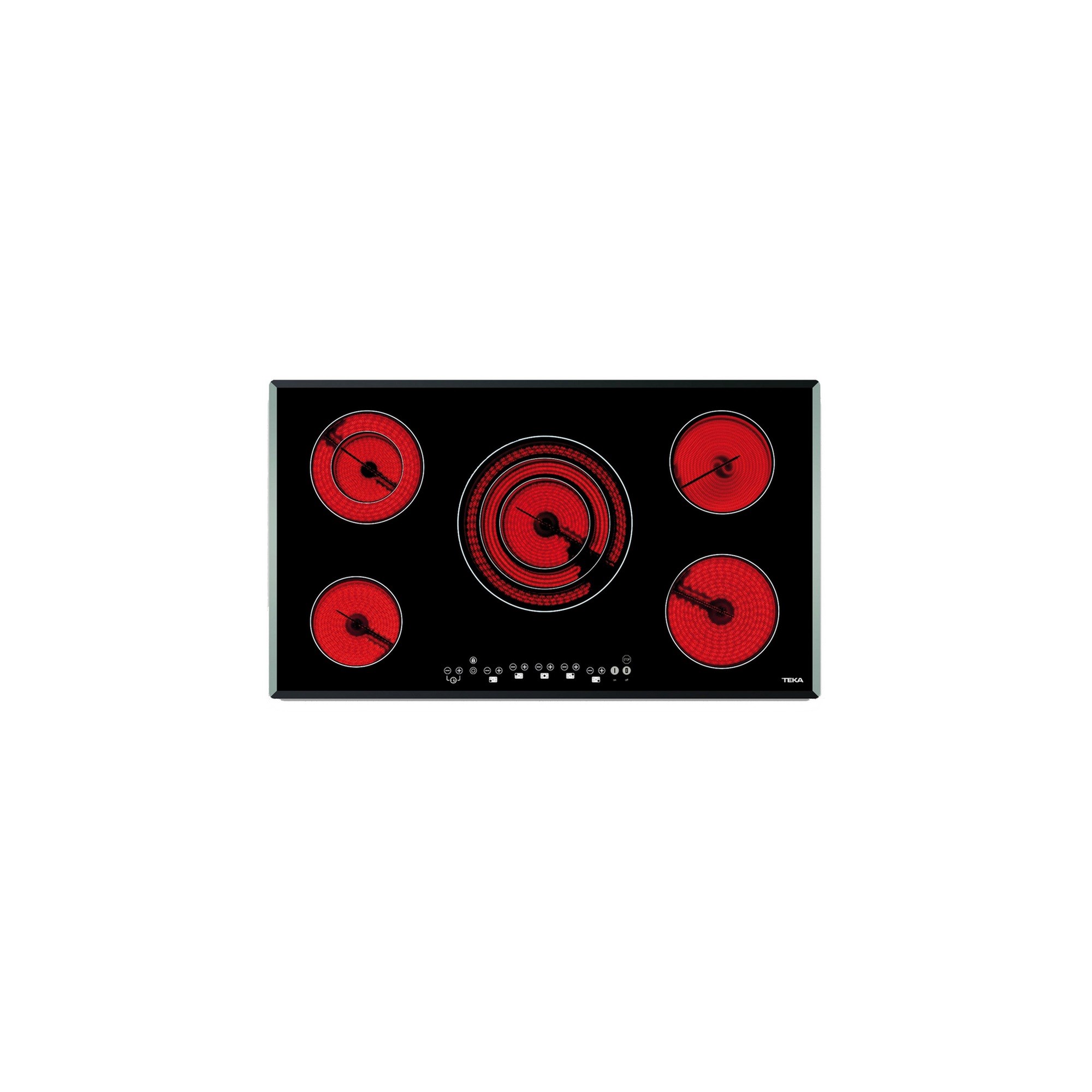Teka TR 951 90 cm Vitroseramik Ocak Siyah 10210002