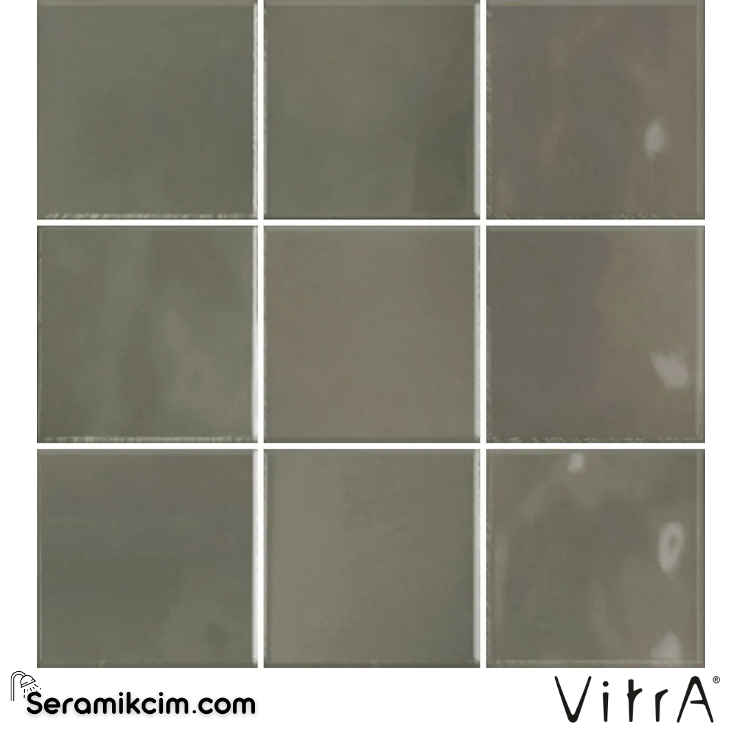 Vitra 10X10 RetroMix Yosun Gri Parlak (Nf) K94993280001VTE0 - K94993280001VTE0
