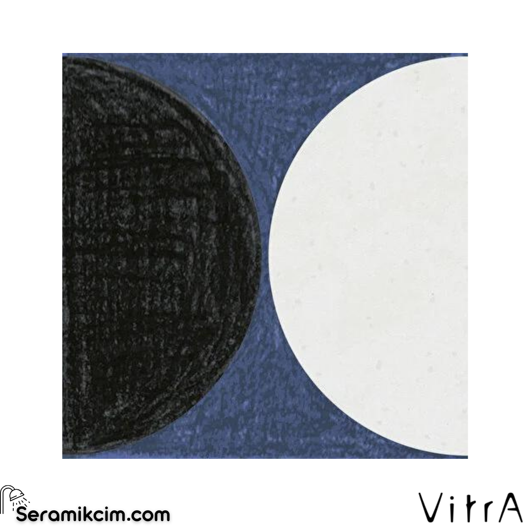 Vitra 15X15 Atelier 01 R.Mavi-S&B Daire Mat Nr