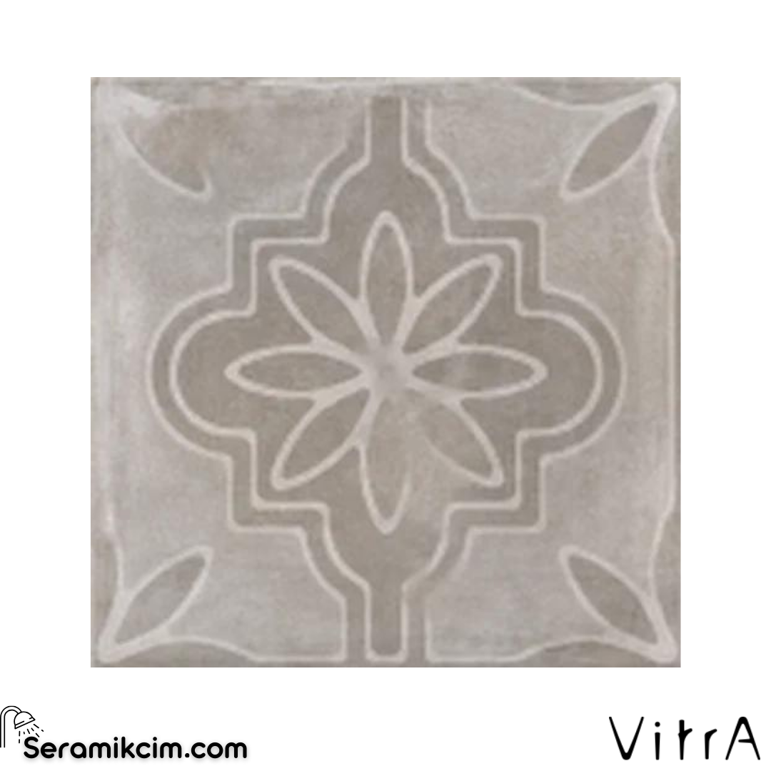 Vitra 15X15 Betonx Açık Gri Dek Mat R10B