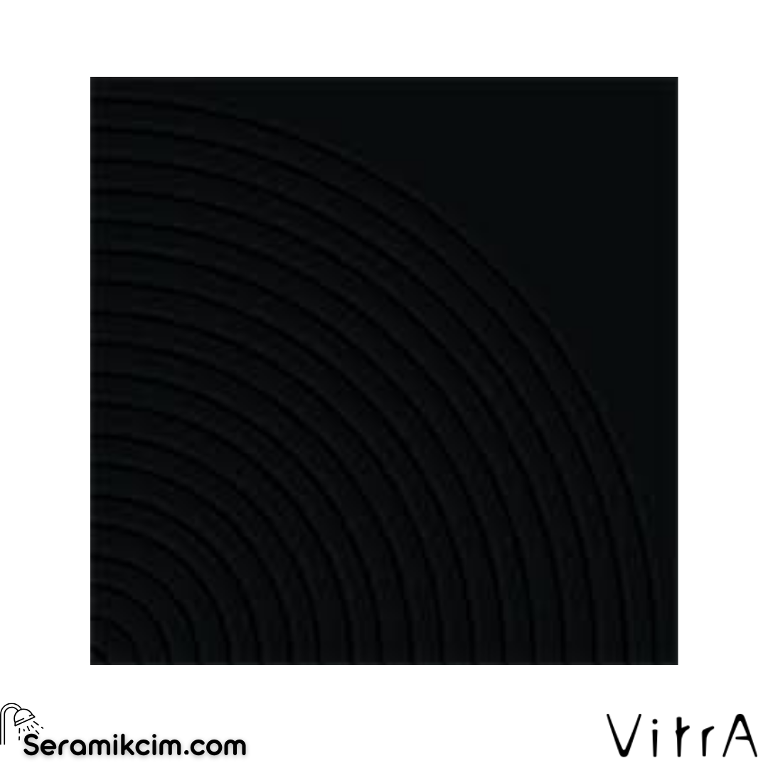 Vitra 20X20D Lıquıd Siyah Ycızgı Dek Parlaknr