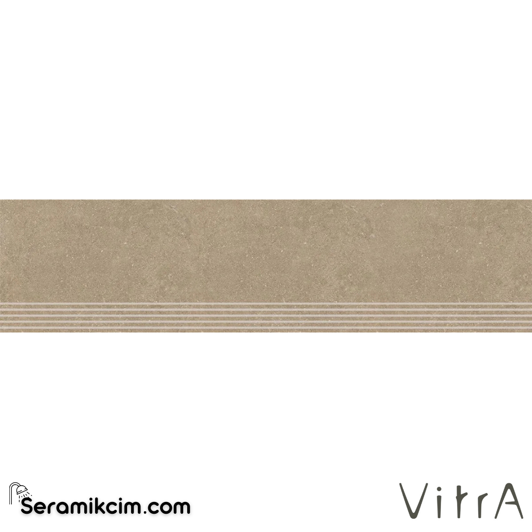 VitrA 30X120 Newcon Taupe Basamak Mat R10A  7R K946504R0001VTET - K946504R0001VTET