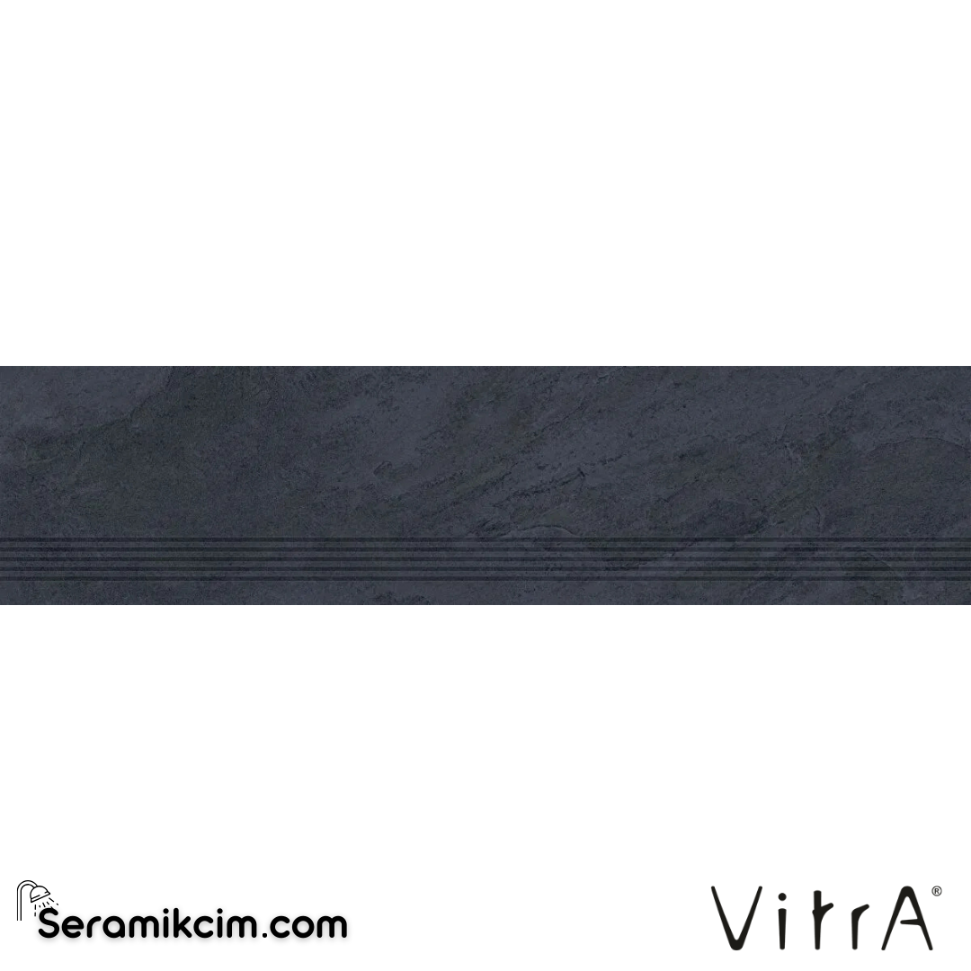 VitrA 30X120 Quarstone Antrasit Basamak R10B 7R K951932R0001VTET - K951932R0001VTET