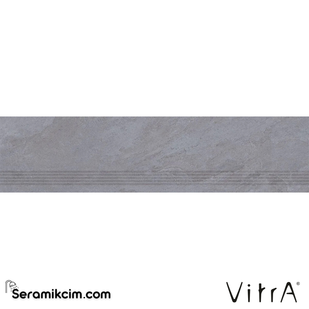 VitrA 30X120 Quarstone Gri Basamak R10B 7R K951931R0001VTET - K951931R0001VTET