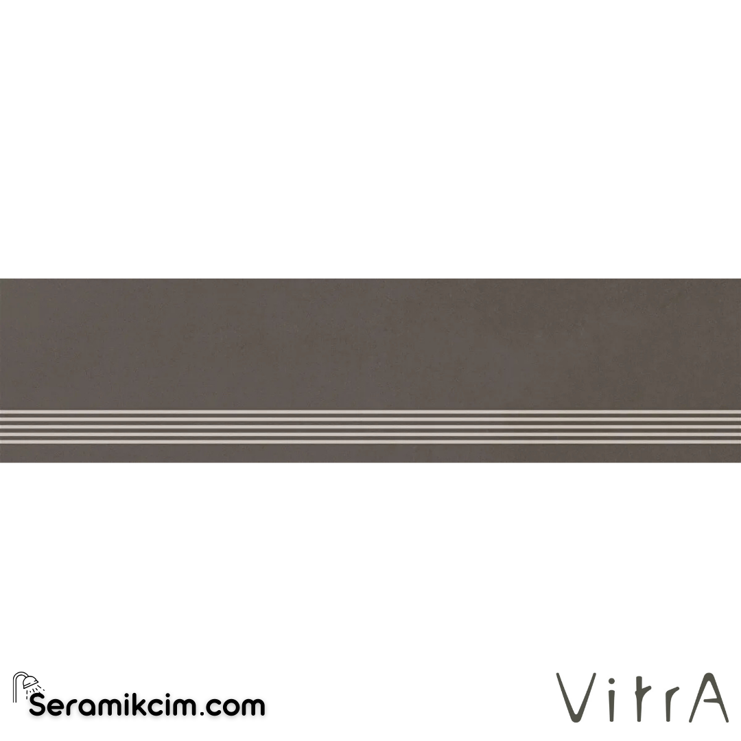 VitrA 30X120 Sense Grej Basamak Mat R10B 7R K951649R0001VTET - K951649R0001VTET