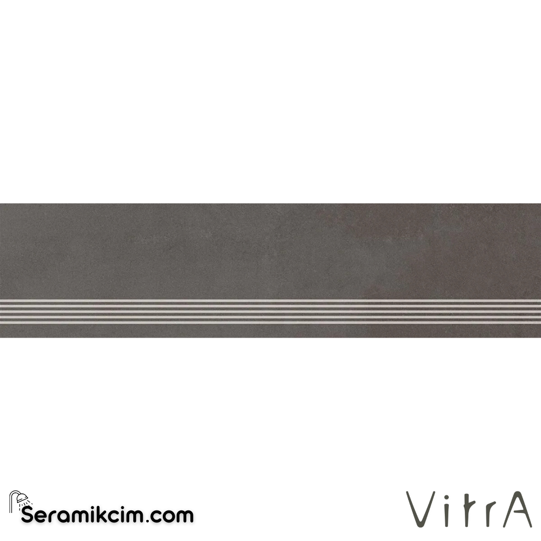 VitrA 30X120 Sense Gri Basamak Mat R10B 7R K951651R0001VTET - K951651R0001VTET