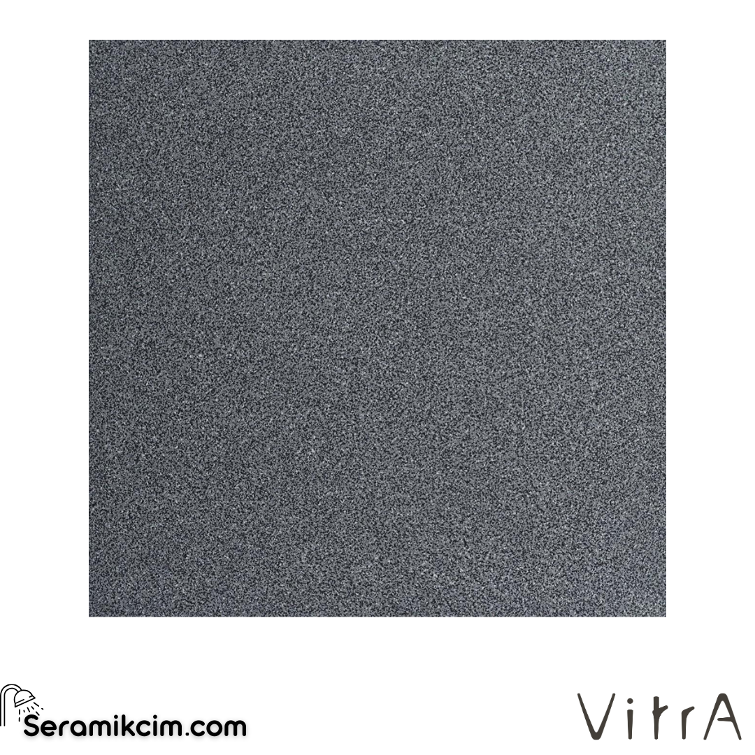 Vitra 30X30 Dotti Koyu Gri 12Mm Mat R10A Nr