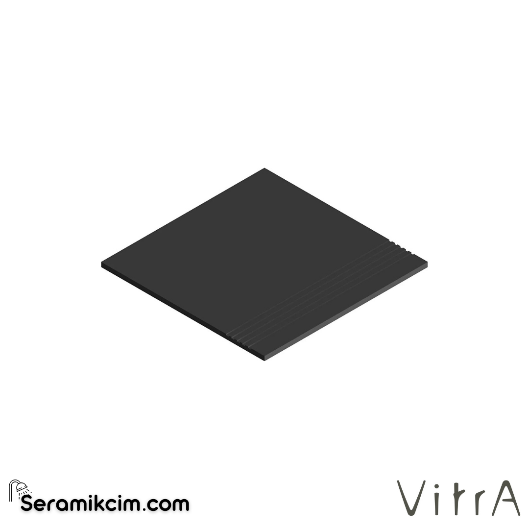 VitrA 30X30 Uni Siyah Bas Mat Nr K75470300001VTE0 - K75470300001VTE0