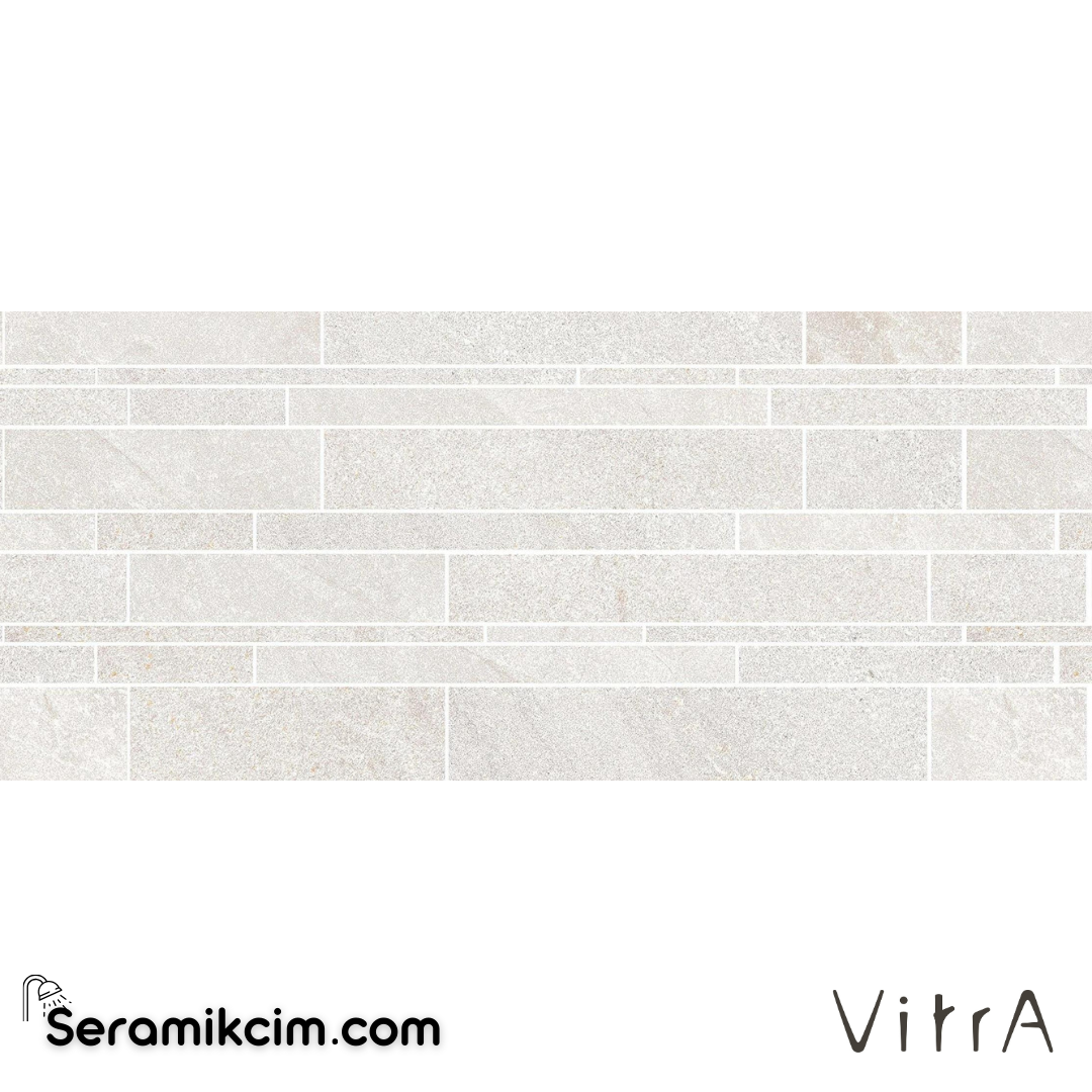 Vitra 30X60 Cardostone Beyaz Multı-Kesim Brd