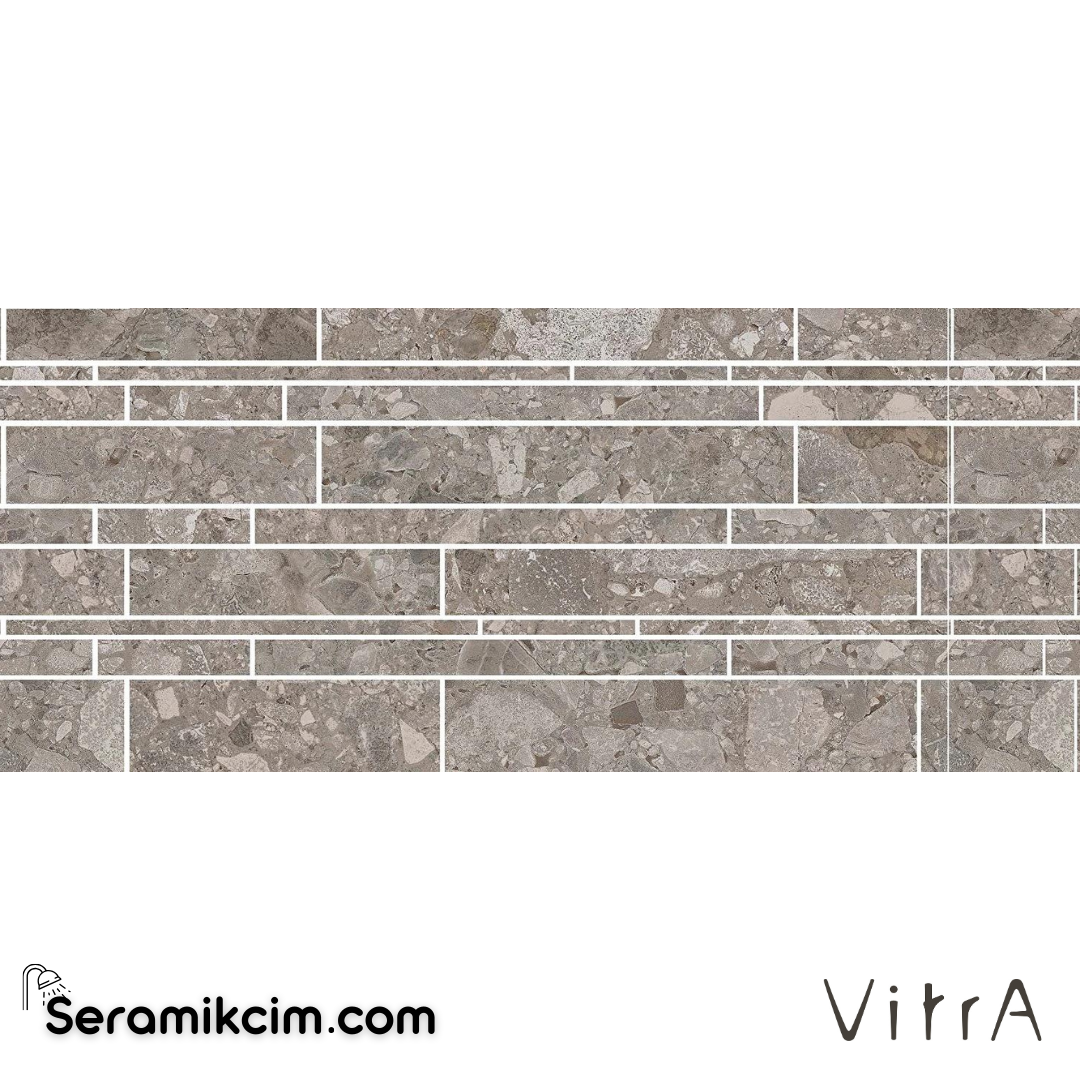 Vitra 30X60 Ceppostone Koyu Grej Multı-Kesim Brd