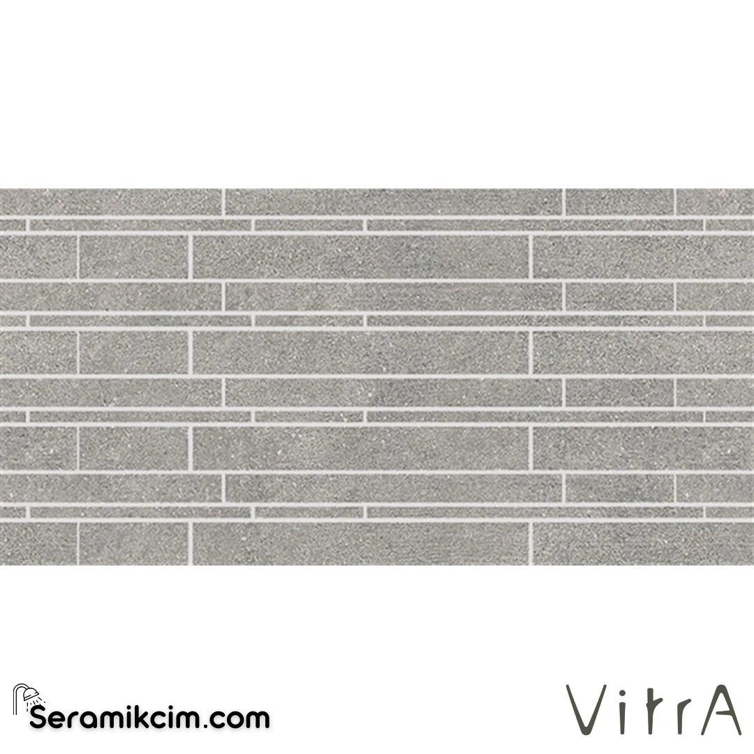 Vitra 30X60 Newcon Kombi Mozaik Soft Gri Mat R10B 7R K9464608R001VTE0 - K9464608R001VTE0