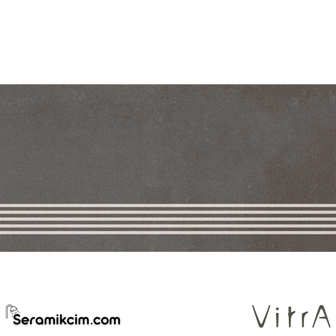 VitrA 30X60 Sense Gri Basamak Mat R10B 7R K951515R0001VTE0 - K951515R0001VTE0