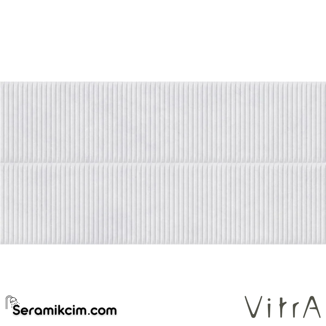 VitrA 30X60D Set7.0 Beyaz Lıne Dec Mat 7.5Mmnr K95319100001VTET - K95319100001VTET