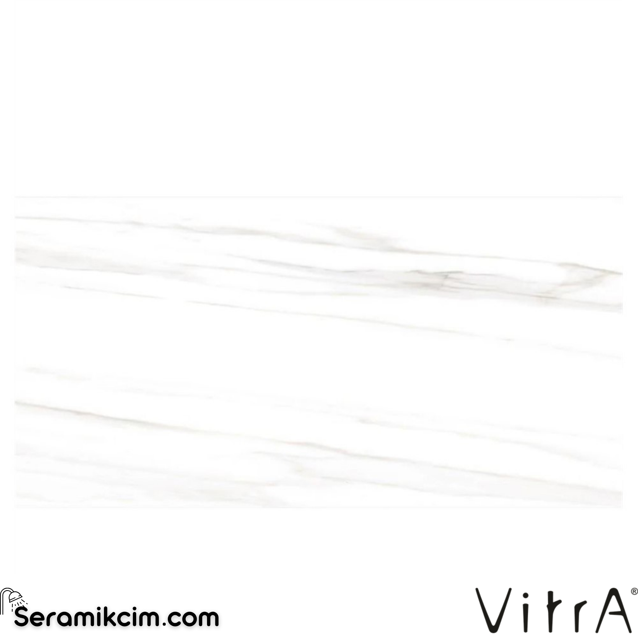 Vitra 40X120W Marmori Calacatta White Gls 8R K952185R0001VTS0