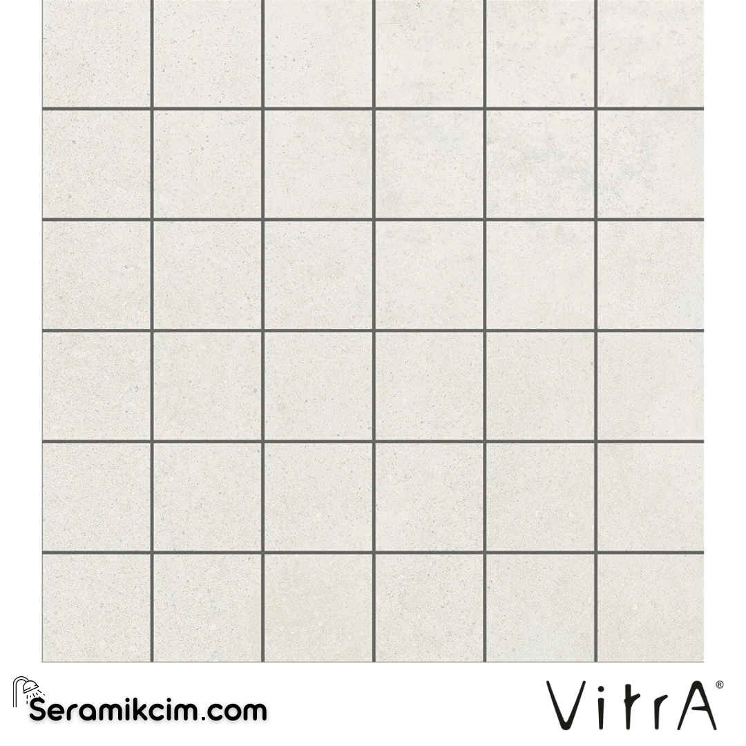 VitrA 5X5 Cementside Beyaz Ksmmzk Mat 7R K9504218R001VTE0 - K9504218R001VTE0