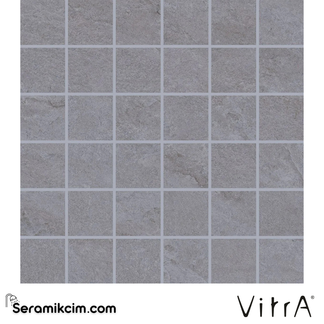 VitrA 5X5 Quarstone Gri Ksmmzk R10B 7R K9519238R001VTE0 - K9519238R001VTE0