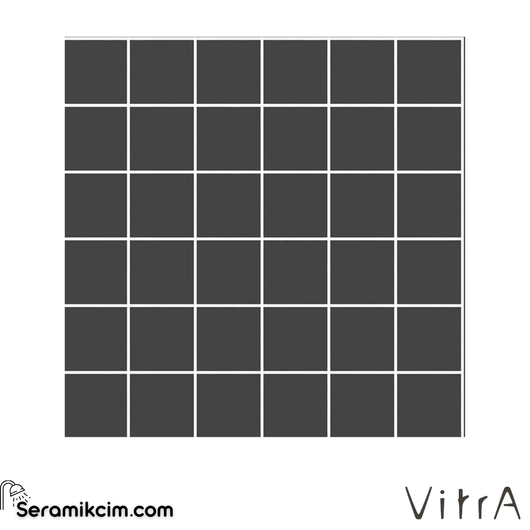 Vitra 5X5 Uni Siyah Mat R10B (Nf) Nr