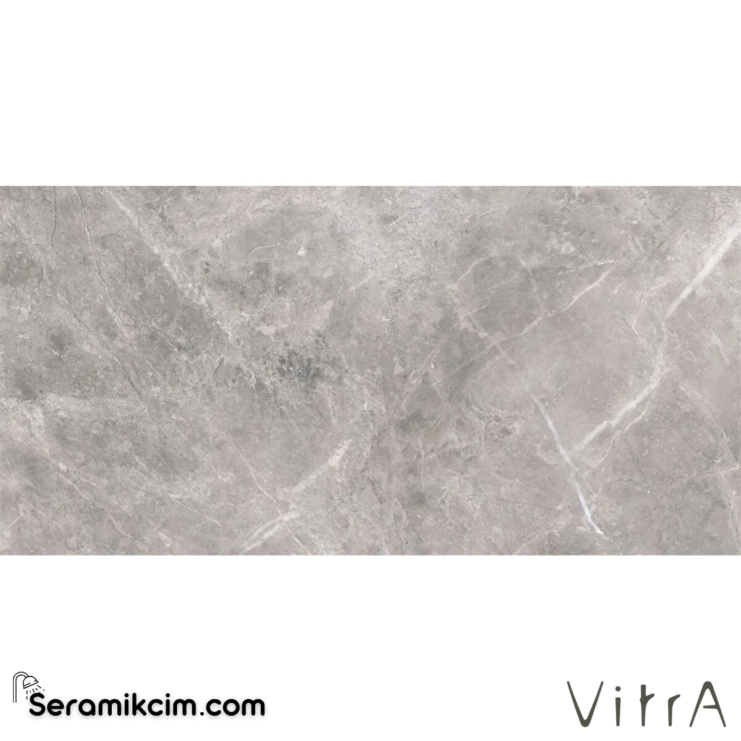 Vitra 60X120 Marmori Fior Grej Full Lappato K947018FLPR1VTSP - K947018FLPR1VTSP