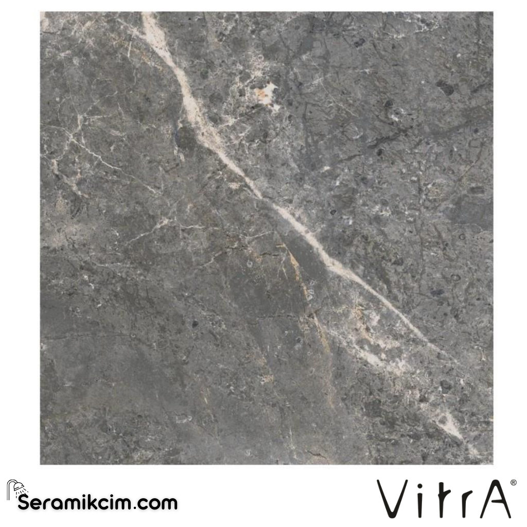 Vitra 60X60 Boscostone Antrasit Mat R10B 7R K950381R0001VTE0 - K950381R0001VTE0