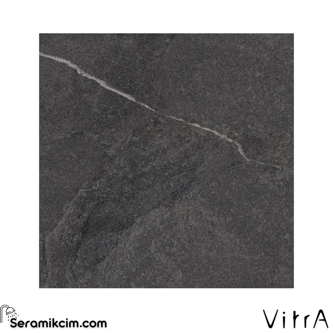 Vitra 60X60 Cardostone Antrasit Mat R10A 7R