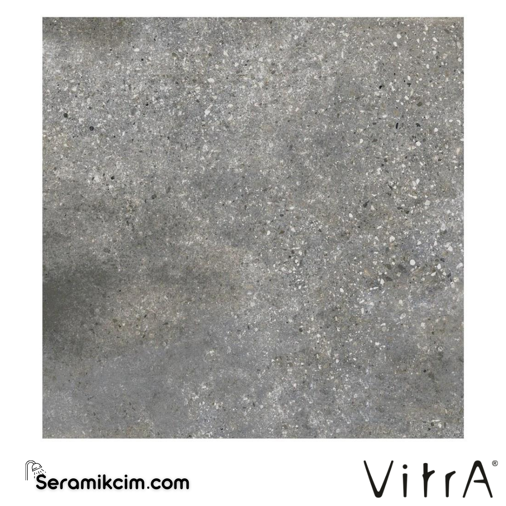 Vitra 60X60 CementMix Meso Koyu Gri Mat R10B 7R K950100R0001VTE0 - K950100R0001VTE0