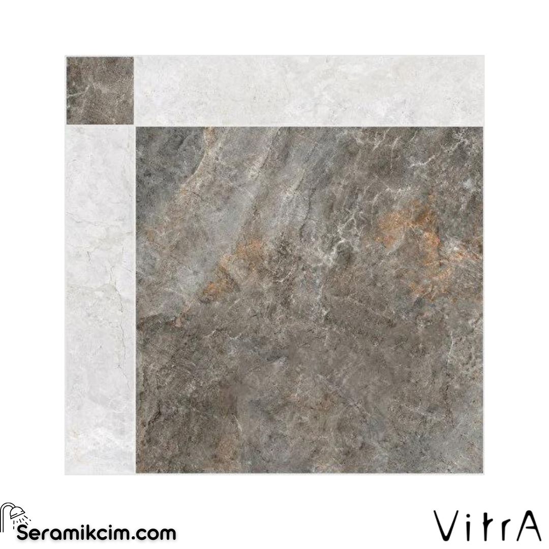 Vitra 60X60 Marble Kesme Mix Sıcak Takoz Full Lappato