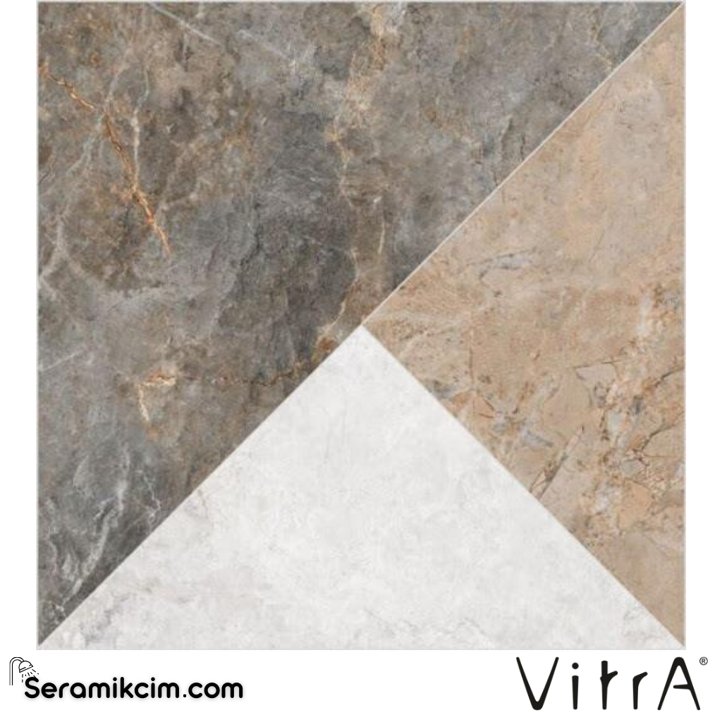 Vitra 60X60 Marble Kesme Mix Sıcak Zarf Full Lappato K9509078FLR1VTE0 - K9509078FLR1VTE0