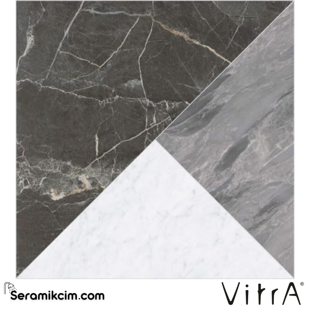 Vitra 60X60 Marble Kesme Mix Soğuk Zarf Full Lappato K9509068FLR1VTE0 - K9509068FLR1VTE0