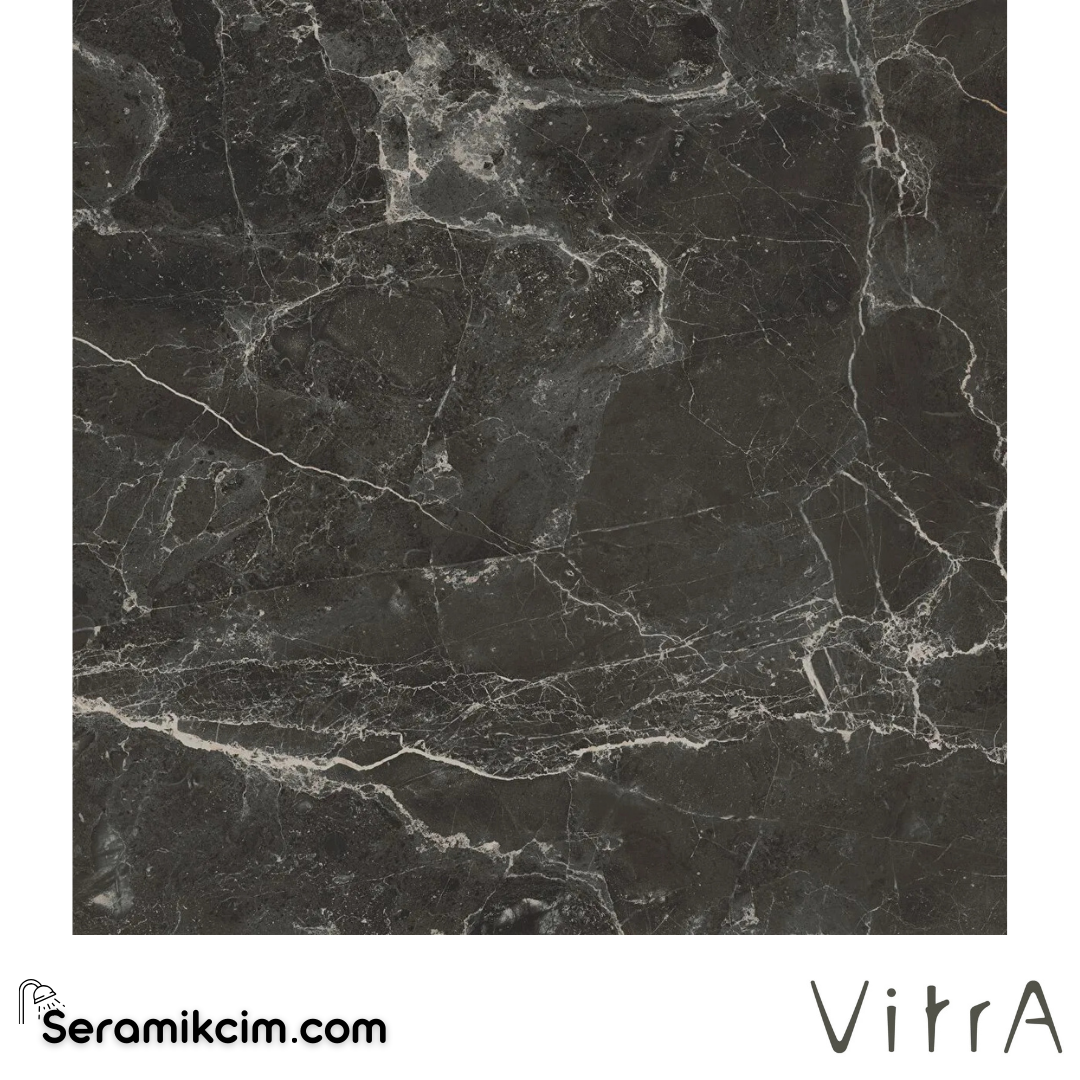 VitrA 60X60 Marmori St.Laurent Siyah R10A 7R K945332R0001VTE0 - K945332R0001VTE0