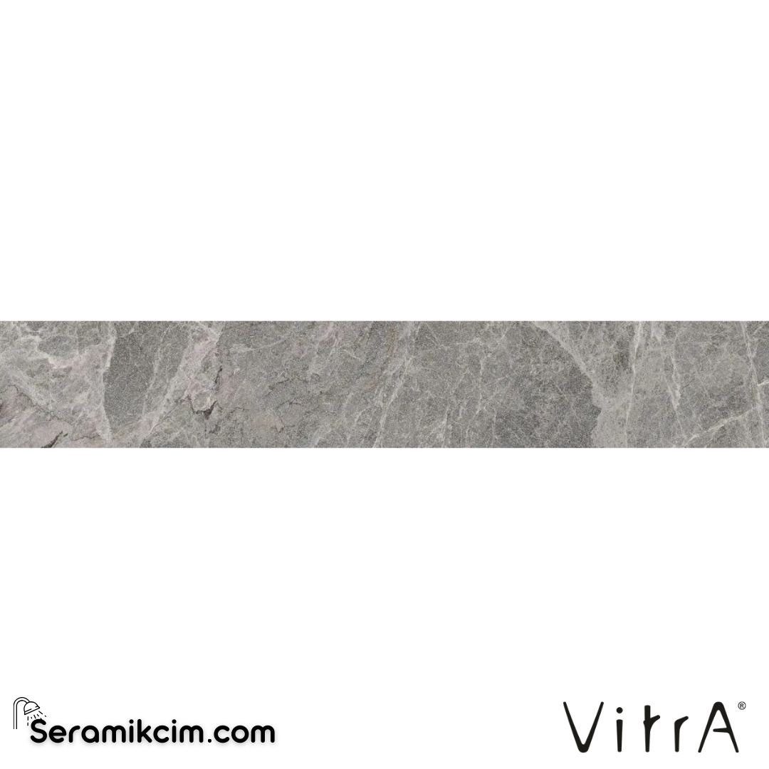 VitrA 8.5X60 Marmostone Koyu Gri Boyalı Süpürgelik Mat7R K950351R0001VTE0 - K950351R0001VTE0