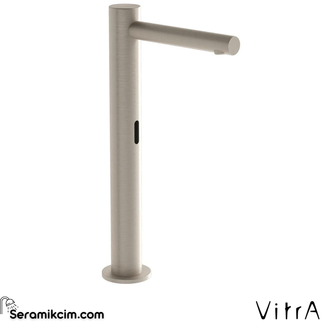 Vitra Aquasee Origin Temassız Lav. Bat., Çanak (Pilli - Çift Su Girişli), F.Nikel