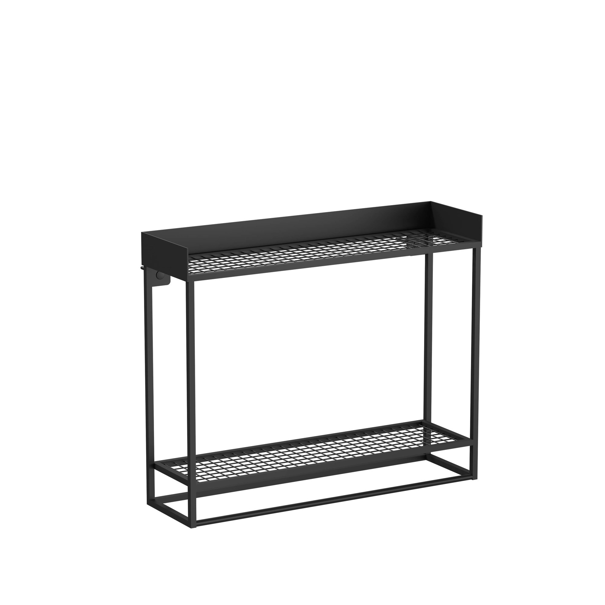 Vitra Archiplan Duble Raf 45 cm Metal Siyah 66606